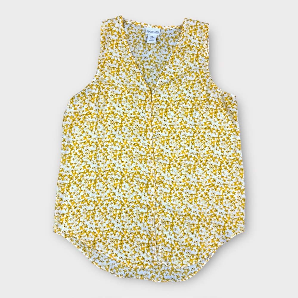 Rachel Zoe Yellow‎ Floral Top